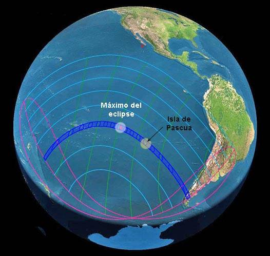 Retransmiten el último eclipse total solar