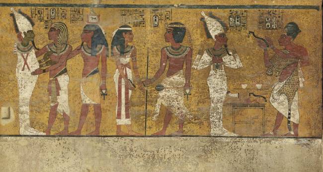 ¿Se esconde la tumba de Nefertiti tras este mural?