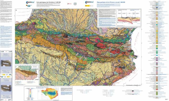 Se presenta el primer mapa geológico completo de los Pirineos
