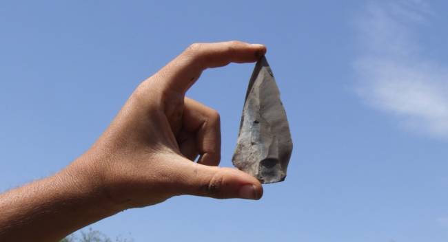 Se recuperan 'cuchillos' de cazadores prehistóricos de hace 60.000 años en Israel