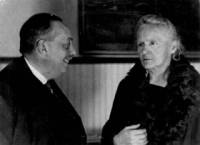 Cabrera y Curie en 1931. / Residencia de Estudiantes