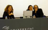 De izquierda a derecha, Cristina Ribas, María Teresa Soto y José Ignacio Latorre.