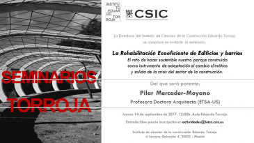 Invitación Seminario Torroja