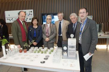Inauguración de la Ventana esta mañana en el Parque de las Ciencias.