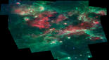 imagen de Cygnus X, una de las regiones de nacimiento de estrellas más turbulentas de nuestra galaxia. 