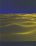 El grafeno, a caballo entre un metal y un semiconductor, es bidimensional y se caracteriza por tener una sola capa de átomos de carbono. Imagen: Jannik Meyer Manchester University