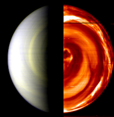 Un vórtice de Venus es mucho más variable de lo que se creía Un vórtice de Venus es mucho más variable de lo que se creía