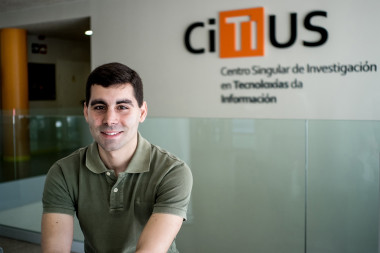 <p>Alejandro Ramos Soto en la sede de CITIUS / FBBVA</p>
