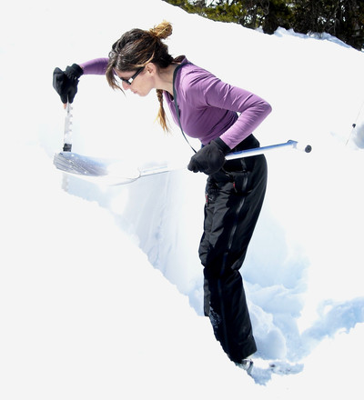 Martí y su equipo cartografían los aludes de Cataluña sobre el terreno. Imagen cedida.