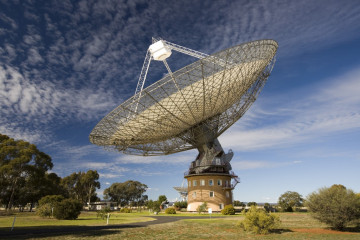 Radiotelescopio Parkes en Australia. / CSIRO