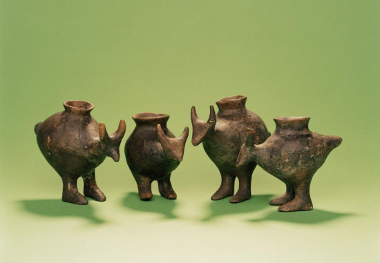 Vasijas de alimentación de la Edad del Bronce tardío de Vösendorf, Austria / Enver-Hirsch © Museo Wien