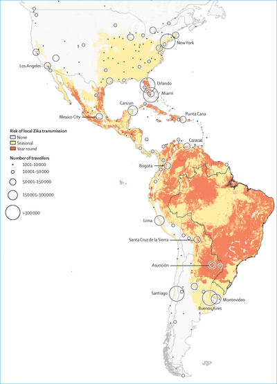 aedes mapa zonas vulnerables