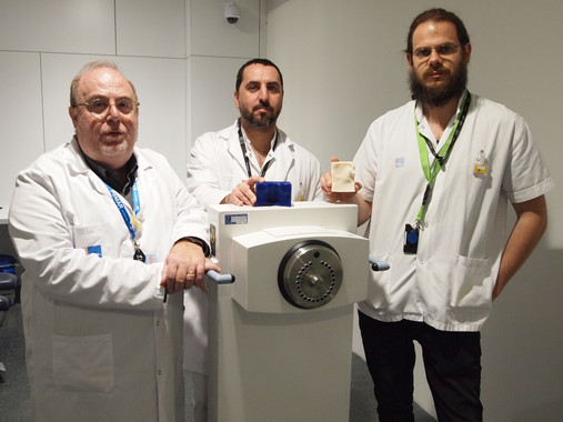 Equipo de Oncología Radioterápica del Hospital del Mar responsable del proyecto: Manel Algara, Ismael Membrive y Óscar Pera. / IMIM