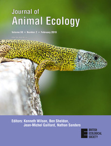 Portada de la revista / Journal of Animal Ecology