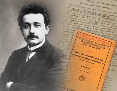 <p><strong>FOTOGALERÍA. </strong>En noviembre de 1915, Albert Einstein (1879-1955) dio a conocer su teoría de la relatividad general, resultado de años de intenso trabajo. / American Institute of Physics. <strong> (1/12)</strong></p>