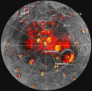 El polo norte de Mercurio podría tener hielo y materia orgánica