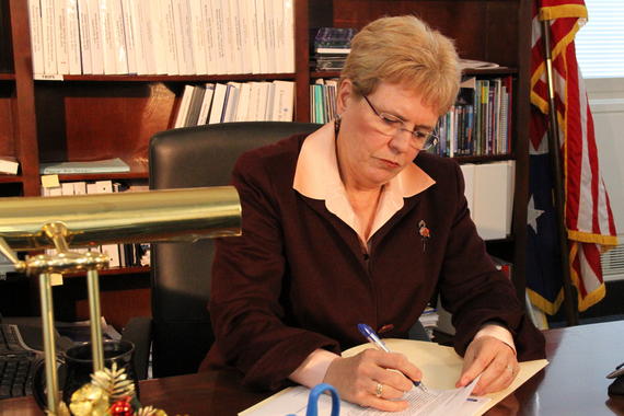 <p>La ecóloga Jane Lubchenco. / Fundación BBVA.</p>