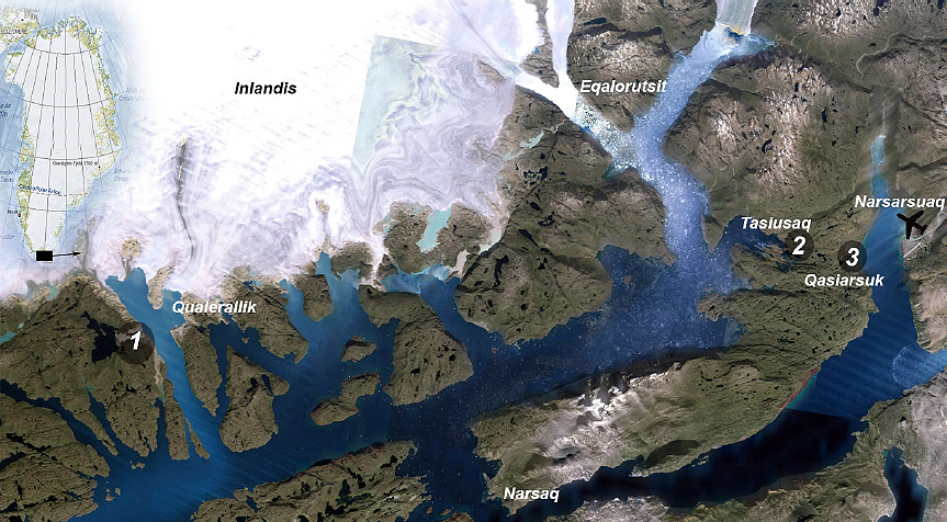 Groenlandia, emplazamientos para ver las auroras, GLORIA