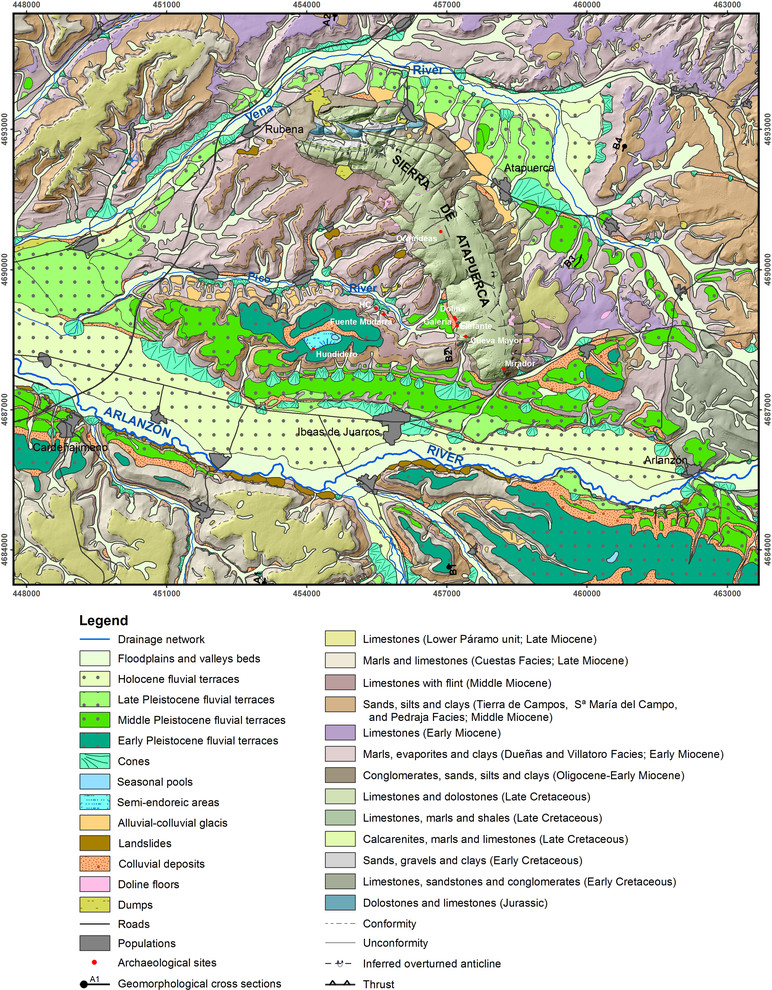 Mapa geomorfológico