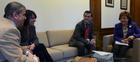 Reunión de la UNE y el Instituto Cervantes
