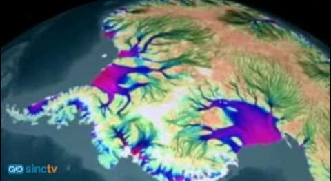 Previsualización de Primer mapa del movimiento de hielo en la Antártida en alta resolución