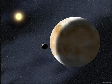 Analizan el espectro de un posible planeta enano 