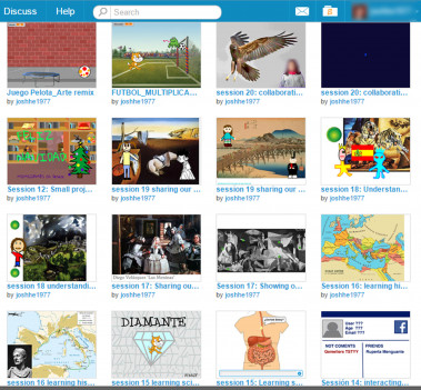 <p>Lenguaje de programación visual Scratch. / UNED</p>