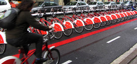 Sistema de bicicletas compartidas, Bicing, en Barcelona