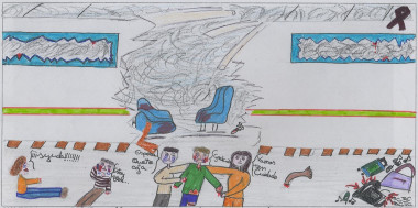 <p>Dibujo elaborado por un niño para el estudio.</p>
