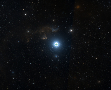 <p>Foto de Gamma Cas: Vista de la estrella con un telescopio óptico. (Cedida por el investigador de la UA José Miguel Torrejón)</p>