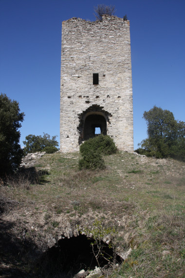 <p>Poblado medieval Puebla Arganzón. Imagen: UPV/EHU.</p>