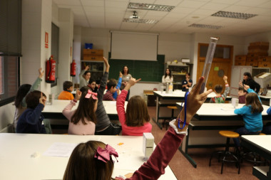 <p>Escolares en el aula. / DICYT</p>