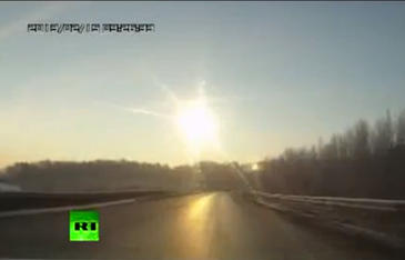 Caída de meteorito en los Urales