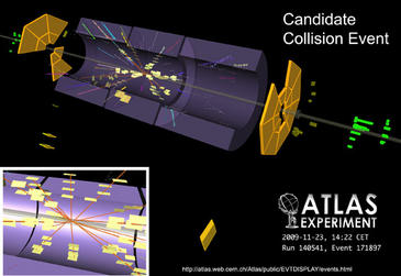 El LHC registra las primeras colisiones de protones