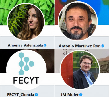 <p>Los influencers que destacan se corresponden con los perfiles de @fecyt_ciencia, @jmmulet, @a_valenzuela y @aberron.</p>