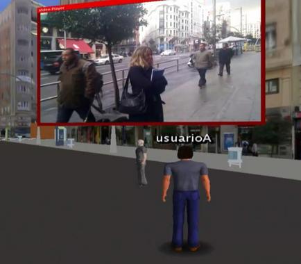 <p>Virtualidad aumentada para el aprendizaje de idiomas.Crédito: UC3M</p>