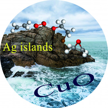 <p><em>La imagen Islas de plata en un mar de óxido de cobre ilustra la publicación de revista científica Angewandte Chemie. / Angewandte Chemie</em></p>