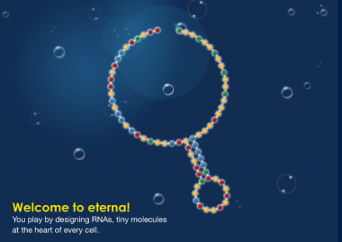 <p>El juego Eterna desafía a los participantes a diseñar secuencias químicas ARN que se plieguen de manera estable en las formas deseadas y cuenta con más de 100.000 jugadores registrados, la gran mayoría sin conocimientos de bioquímica. / Eterna</p>