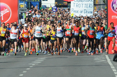 <p>Runners who took part in the London marathon in 2012. / <a href="https://www.flickr.com/photos/kyletaylor/7156864608/sizes/o/in/photostream" target="_blank">Kyle Taylor</a></p>