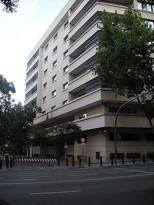 <p>Sede de la Audiencia Nacional en Madrid. Foto: Wikipedia.</p>