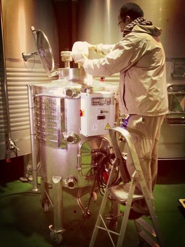 Preparación de la levadura en un fermentador Preparación de la levadura en un fermentador