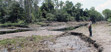 <p>Río de Cuninico (Loreto, Perú) un año después del derrame de petróleo del oleoducto Norperuano. Diciembre, 2015 /  Cristina O