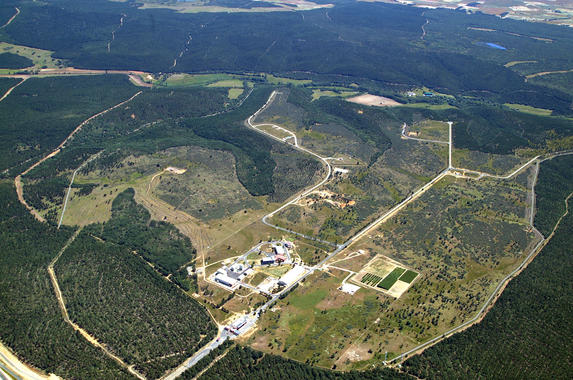 <p> Vista aérea de las instalaciones del CEDER-CIEMAT en Lubia, Soria. Foto: CIEMAT.</p>