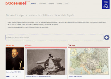 <p>Portal de datos de la Biblioteca Nacional de España. / BNE</p>