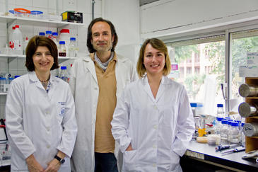 Encarnación Mellado, David Cánovas y Almudena Escobar Encarnación Mellado, David Cánovas y Almudena Escobar