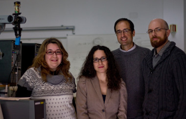 <p>Rosa Yáñez, Gema López, José Luis Sevillano y Daniel Cascado, investigadores de la Universidad de Sevilla del proyecto Procur@</p>