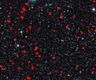 Galaxias distantes con estrellas en  formación en el universo temprano