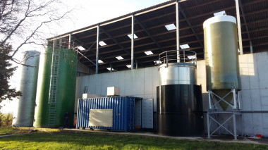 <p>Planta demostrativa del proyecto DIGESMART construida en Gante (Bélgica). / Ainia</p>