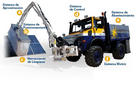 Un robot de limpieza para paneles solares