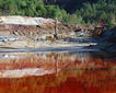 Zona de perforación cerca del nacimiento del río Tinto